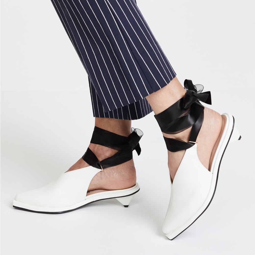 Reike Nen kitten heels with ribbon